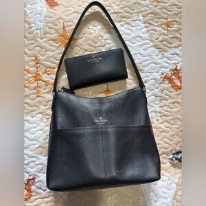 Kate Spade Black Shoulder Bag and Wallet